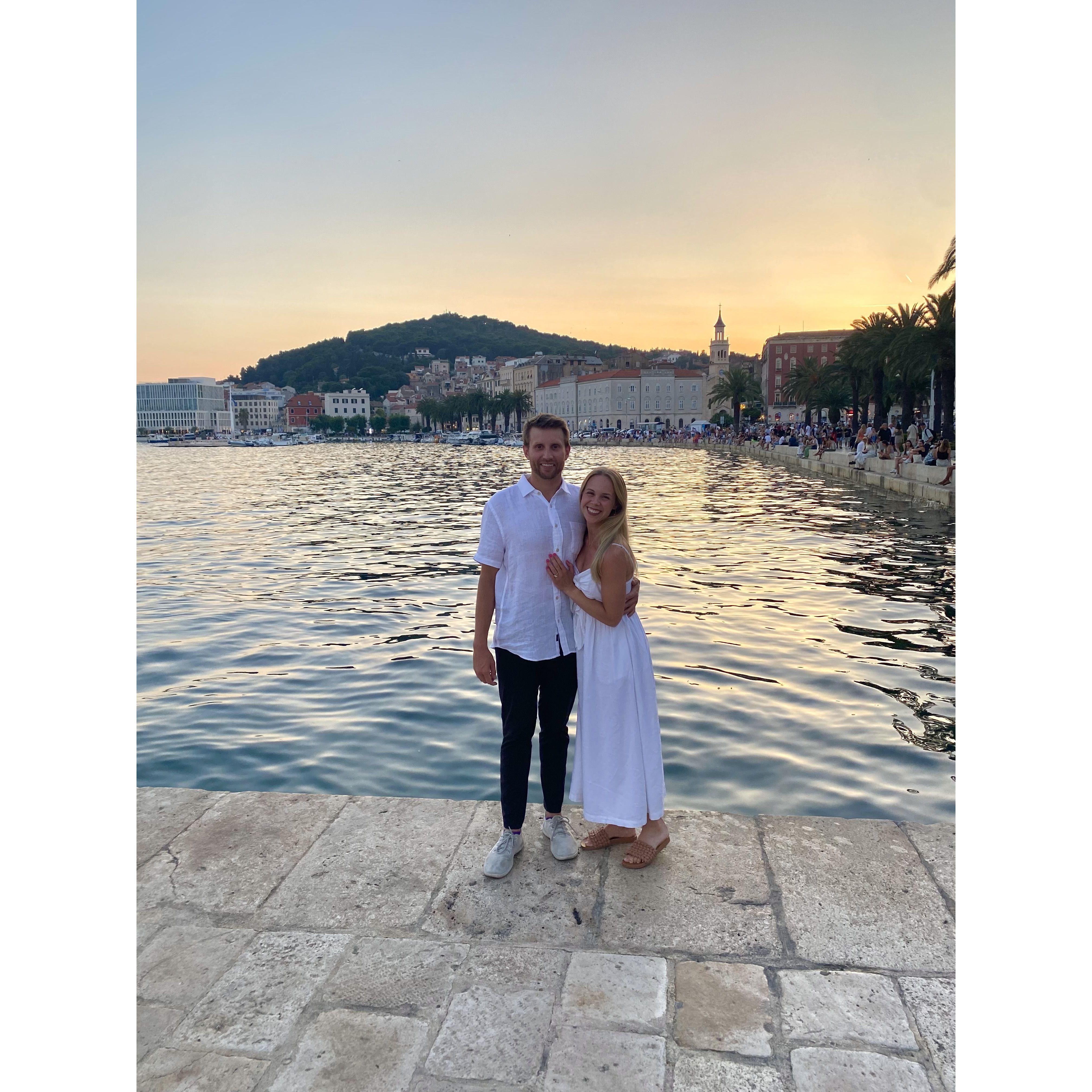We celebrated our engagement in June 2023 with a trip to Croatia and Montenegro!