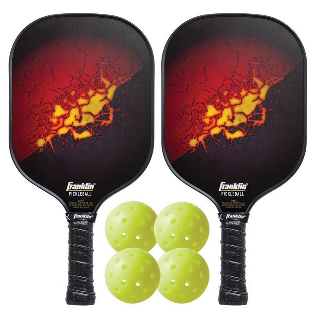 Franklin Sports Paddle and Outdoor Pickleball Set - Black