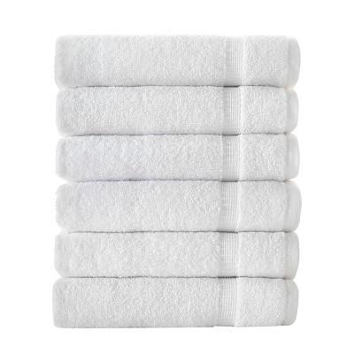 6pc Villa Hand Towel Set White - Royal Turkish Towel