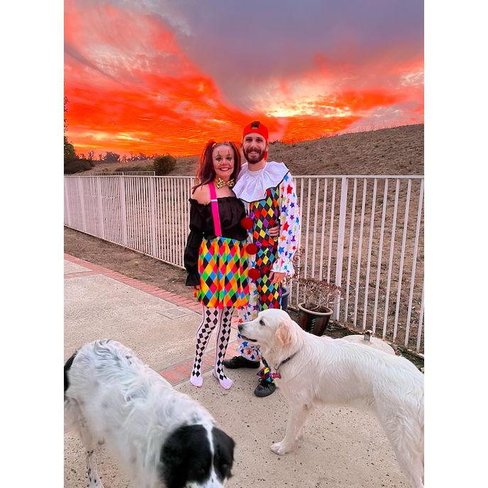 Snapping a quick picture before passing out candy. October 31st, 2022