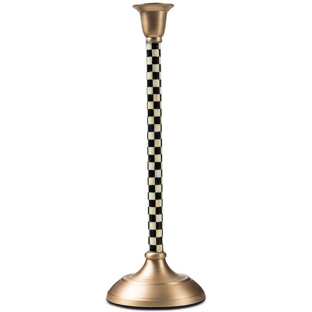 Mackenzie-Childs Large Courtly Check Candlestick