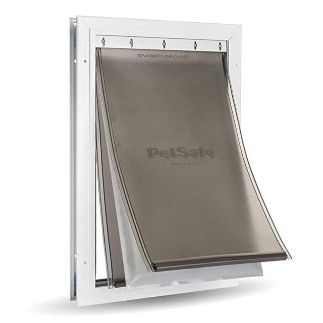 PetSafe Extreme Weather Dog and Cat Door - Aluminum or Plastic Pet Door - Small, Medium, Large and X-Large