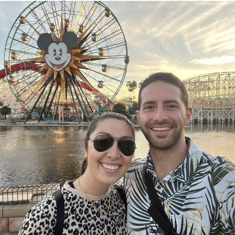 First time at Disneyland together