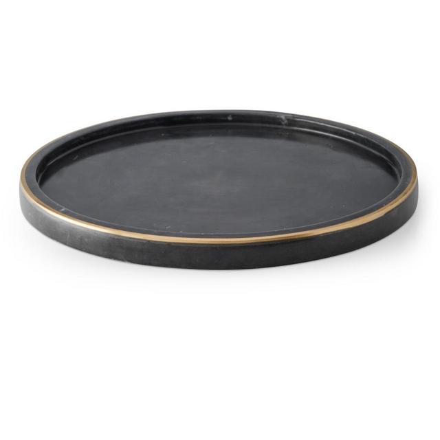 Black Marble and Brass Bath Collection, Vanity Tray