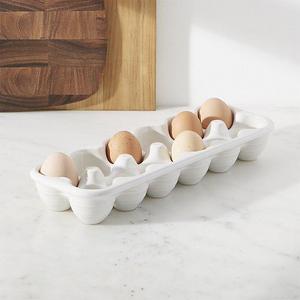 Farmhouse Ceramic Egg Crate