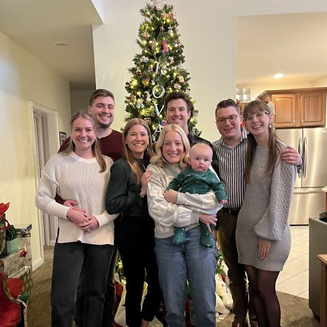 December 24, 2024 - Christmas with the Kovacs! (We missed Taylor, Alainey's husband, in this photo!!)