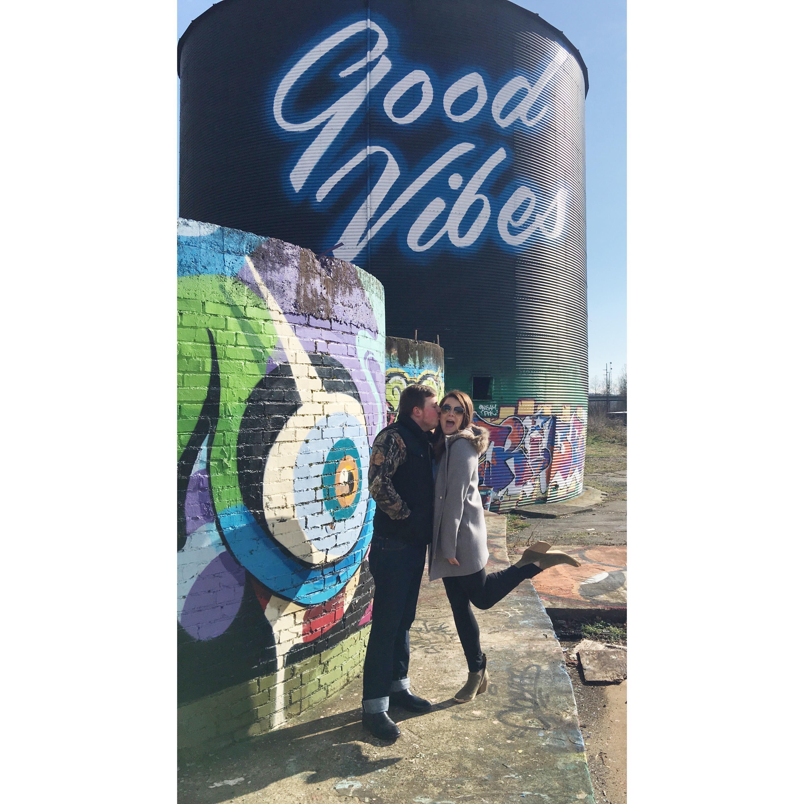 toured around asheville with Aly & Jess