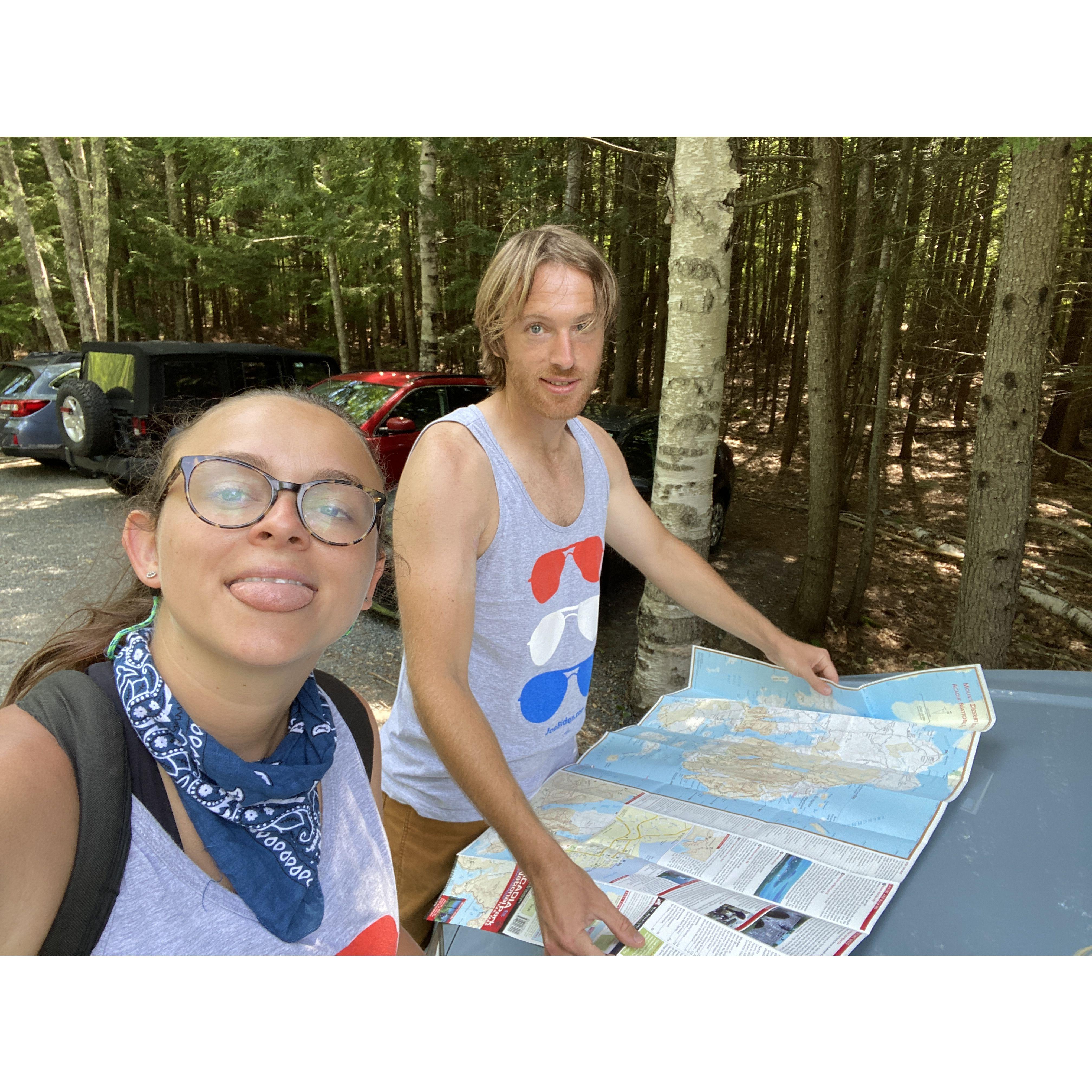 About to hike Acadia