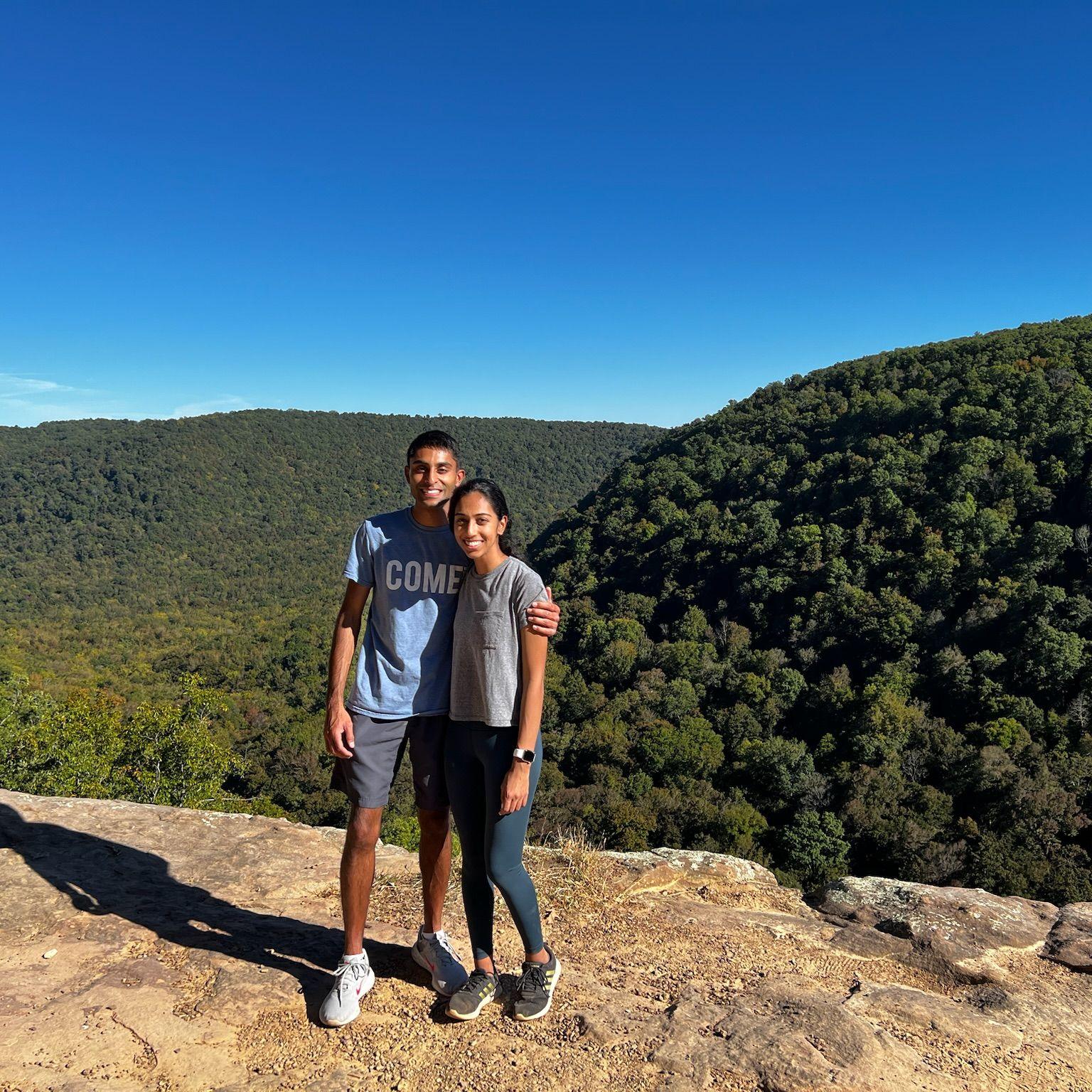 One of our favorite things to do together- hiking