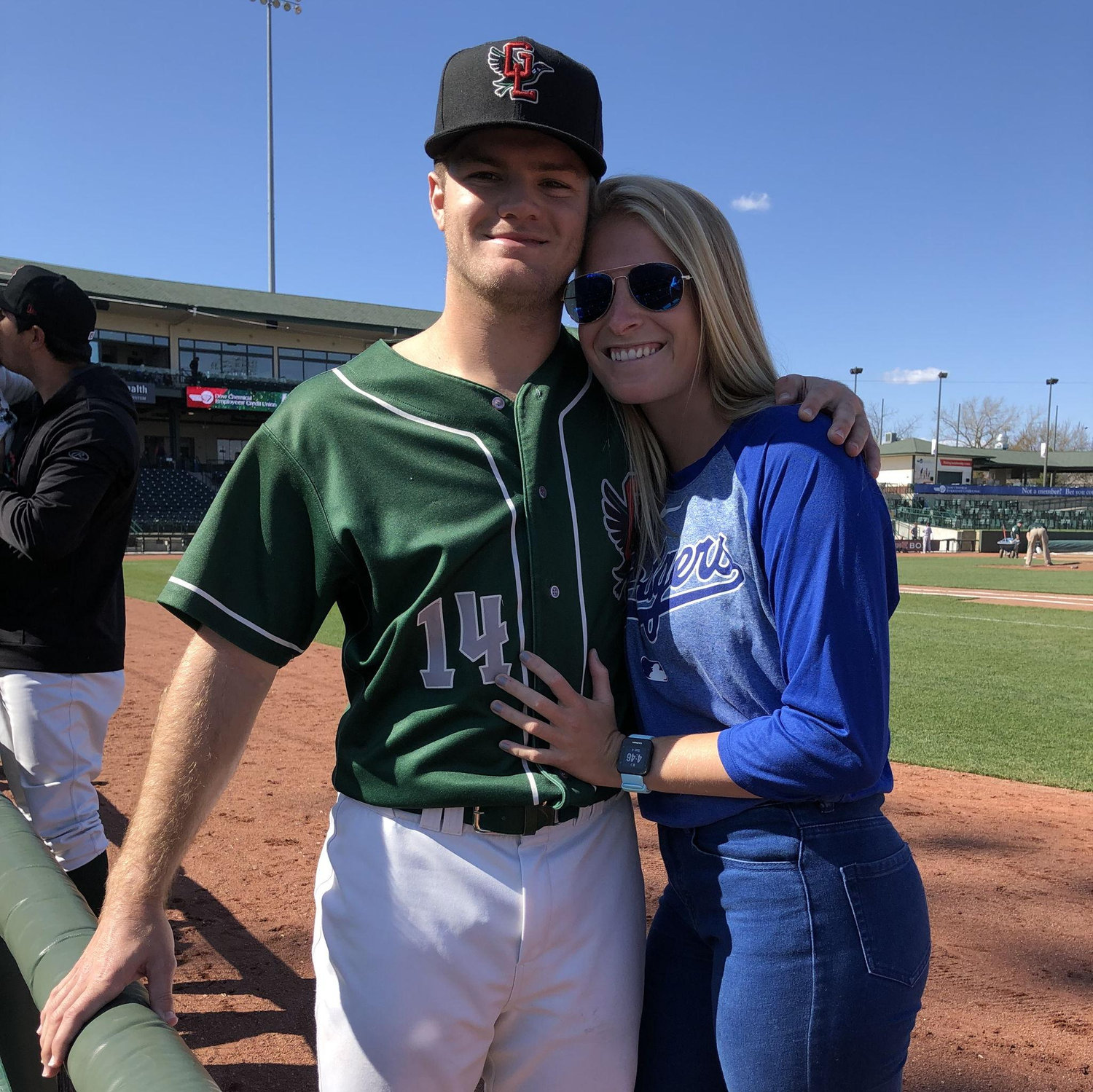 Baseball season in Midland, Michigan