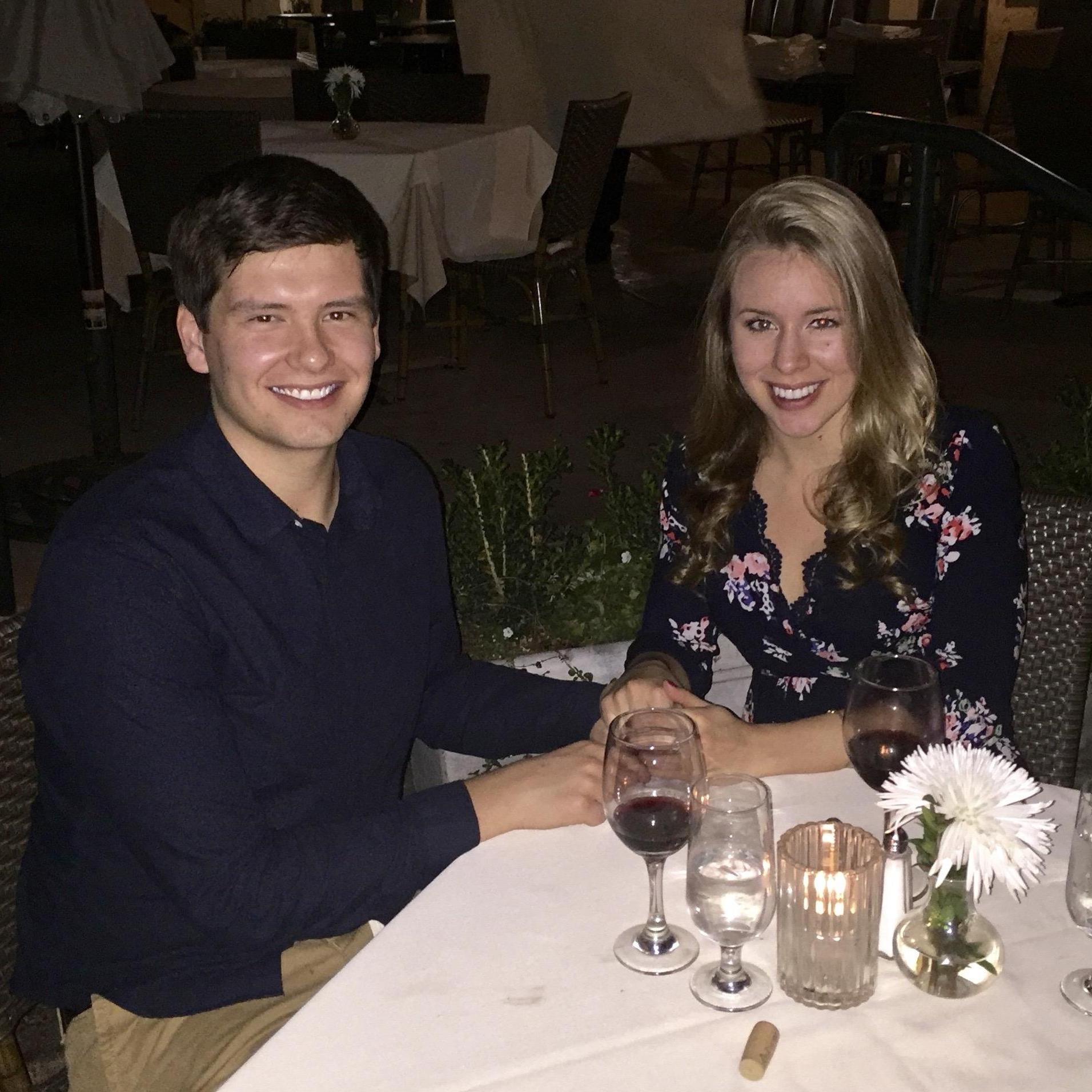 Dinner in Westlake Village for our 6 month anniversary