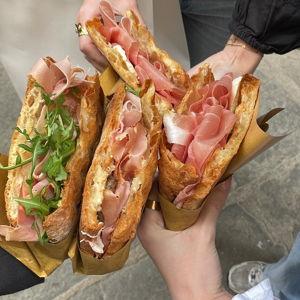 Sandwiches for two in Florence at I' Girone De' Ghiotti