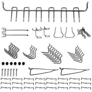 Project Source 35 -Piece Steel Pegboard hook in Stainless steel 4.25-in W x 10.94-in H
