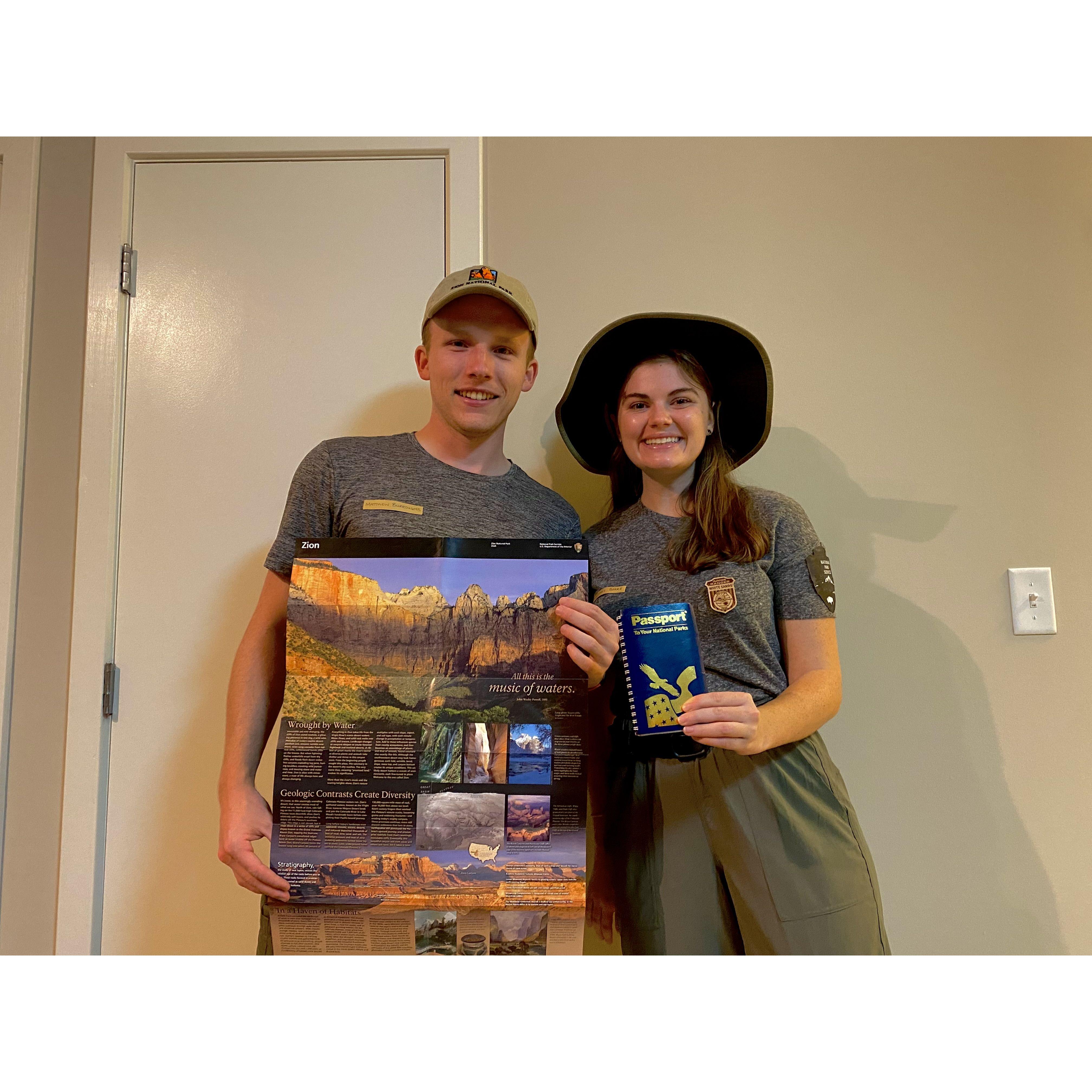 National Park Rangers for Halloween 2021