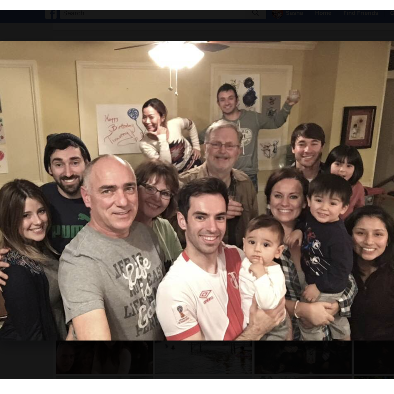 We love our family! This is Mike's immediate family.