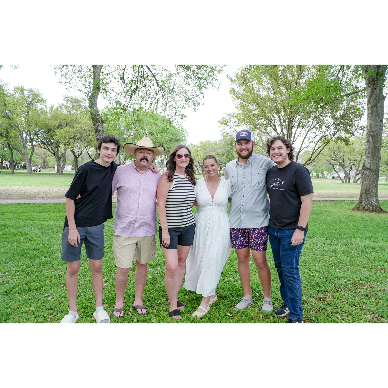 The Engagement Party- The Cellars Family (from left to right) Cade (14), Adam, Brittny, Skyler, Blake, & Cole (21)