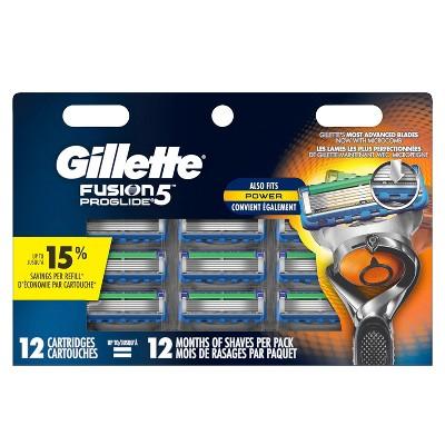 Gillette Fusion5 ProGlide Men's Razor Blade Refills - 12ct