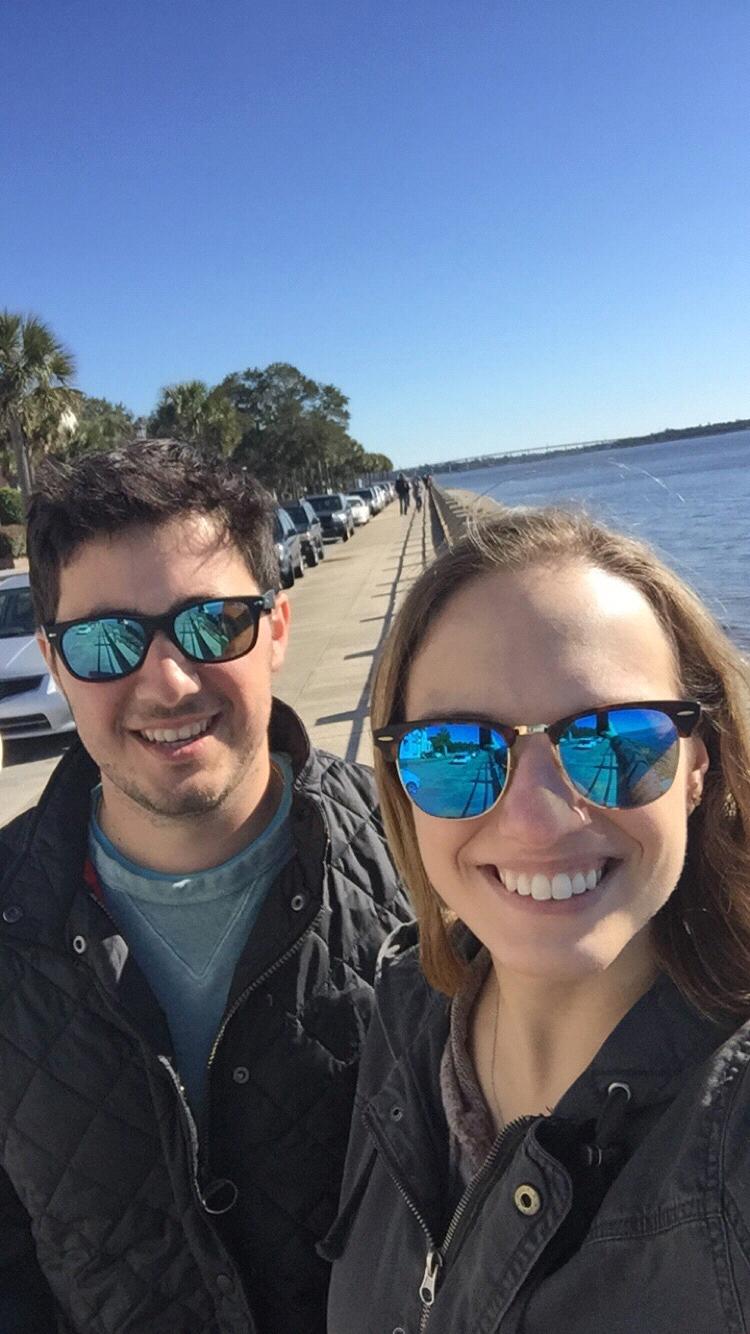 Enjoying their first Charleston winter. 2016