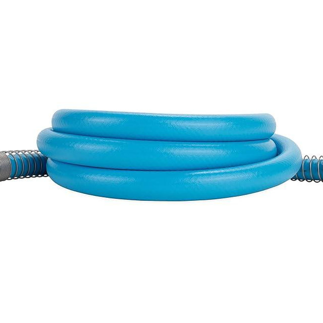 Camco EVOFlex 10-Ft RV Drinking Water Hose - Features Extra Flexible Design w/Stainless Steel Strain Relief Ends - Lead-Free, BPA-Free and Phthalate-Free - 5/8” Inside Diameter (22592)