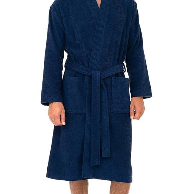 TowelSelections Mens Robe Cotton Terry Cloth Bathrobe Soft Towel Bath Robe for Men XS to 3X