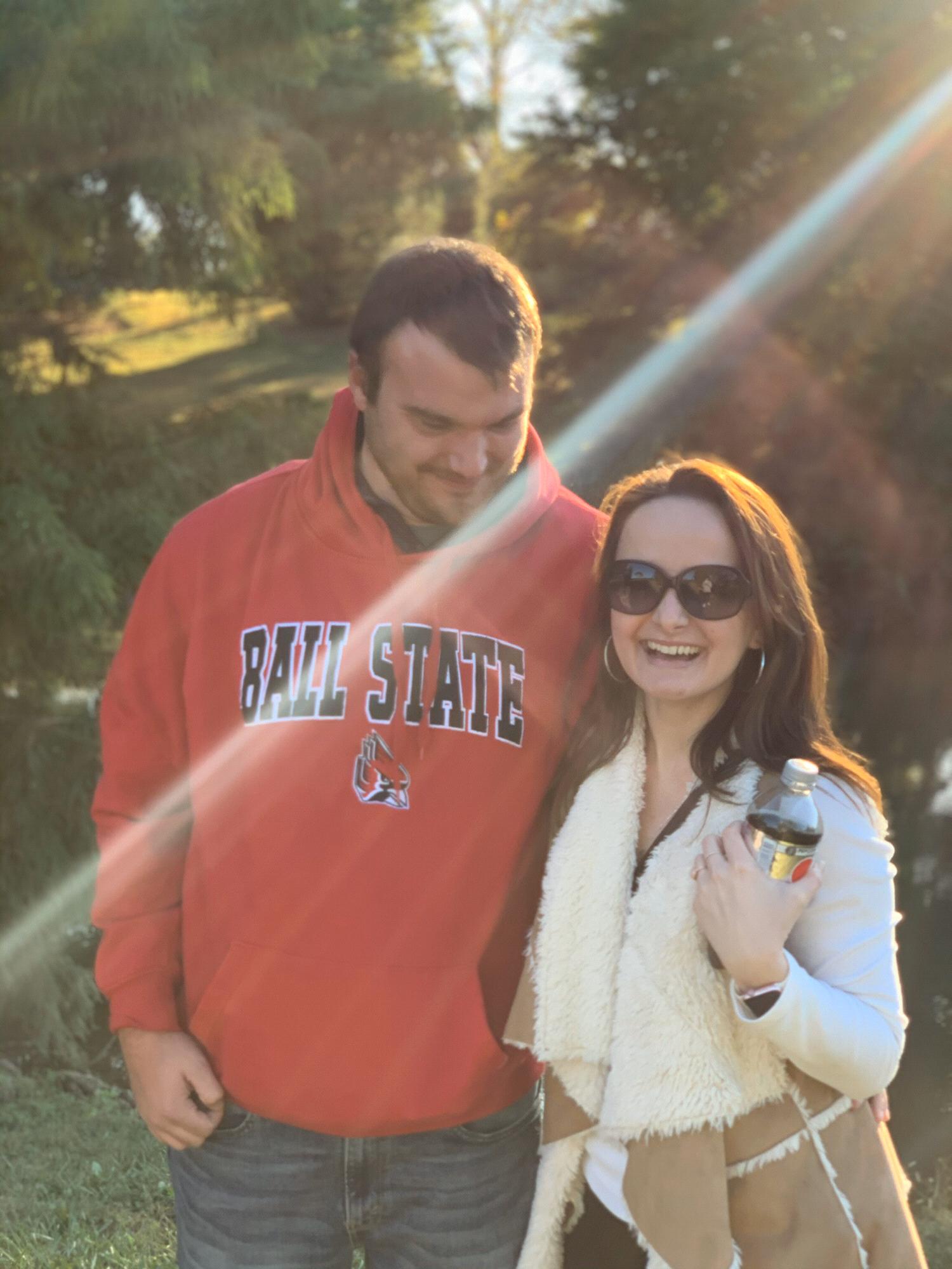 Our engagement! 10/12/19 So happy!