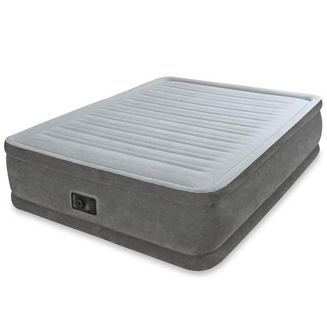 Intex Comfort Plush Elevated Dura-Beam Airbed with Built-in Electric Pump