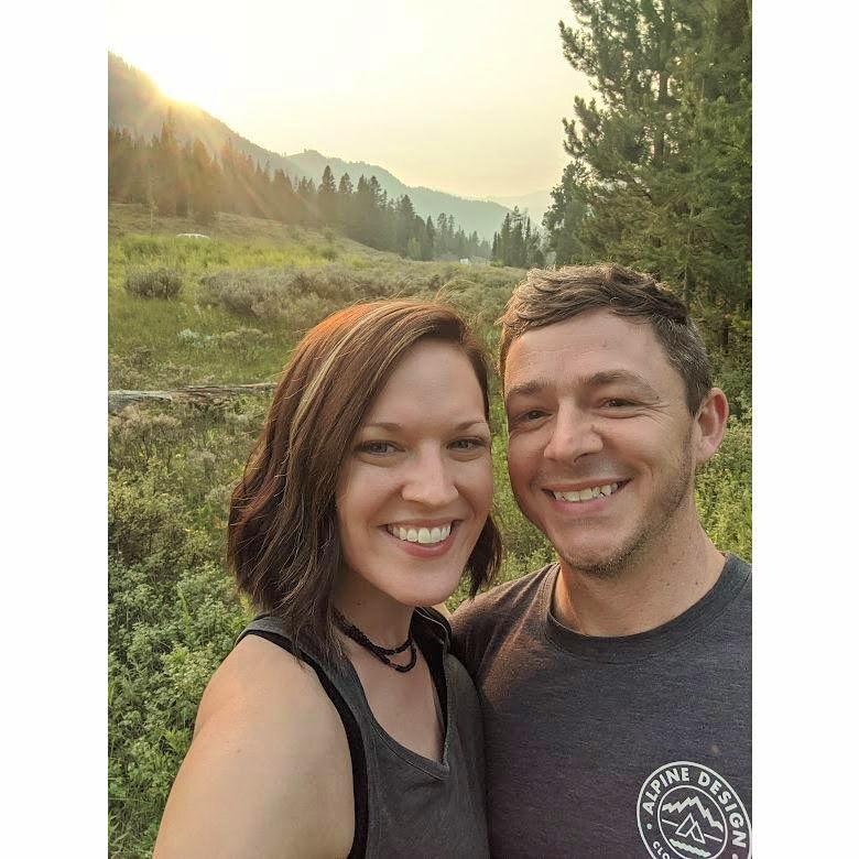 Jon hid Abbie's ring in the back of the car the entire 25 hours it took them to get to Idaho. He proposed to her in her favorite place: Right outside of her family's cabin.
