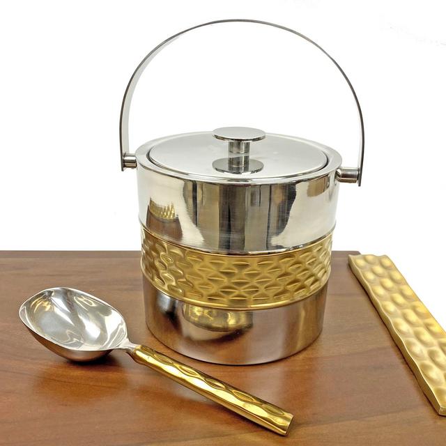 Truro Gold Ice Bucket & Scoop Set