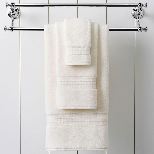 Hydrocotton Quick-Drying Organic Towels, Wash, Ivory