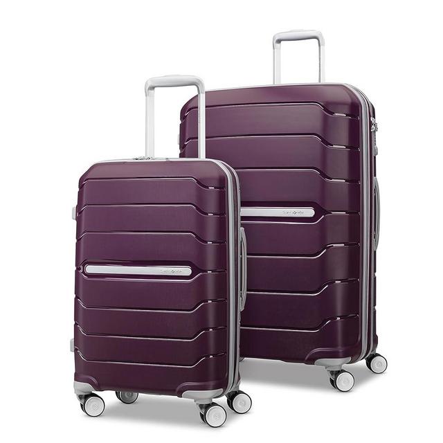 Samsonite Freeform Hardside Expandable with Double Spinner Wheels, Amethyst Purple, 2-Piece Set (20/28)
