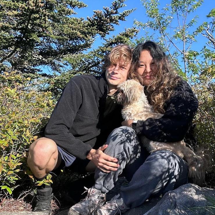 We backpacked in the Grayson Highlands with Tula!