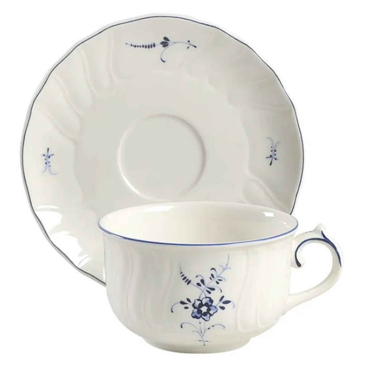 Flat Cup & Saucer Set