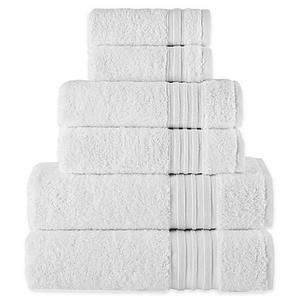 Laural Home Spa Collection 6-Piece Bath Towel Set