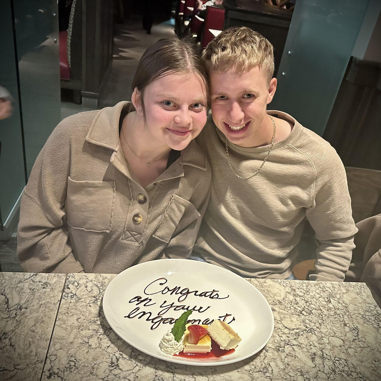 Our Engagement Dinner