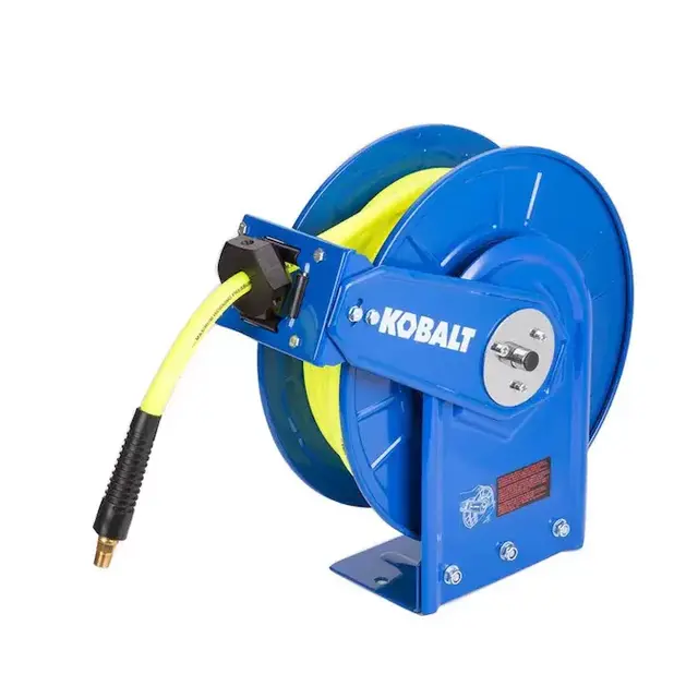 Kobalt 4-outlet Kobalt Black/blue Cord Reel 2-usb W/80ft 14/3 Sjtw