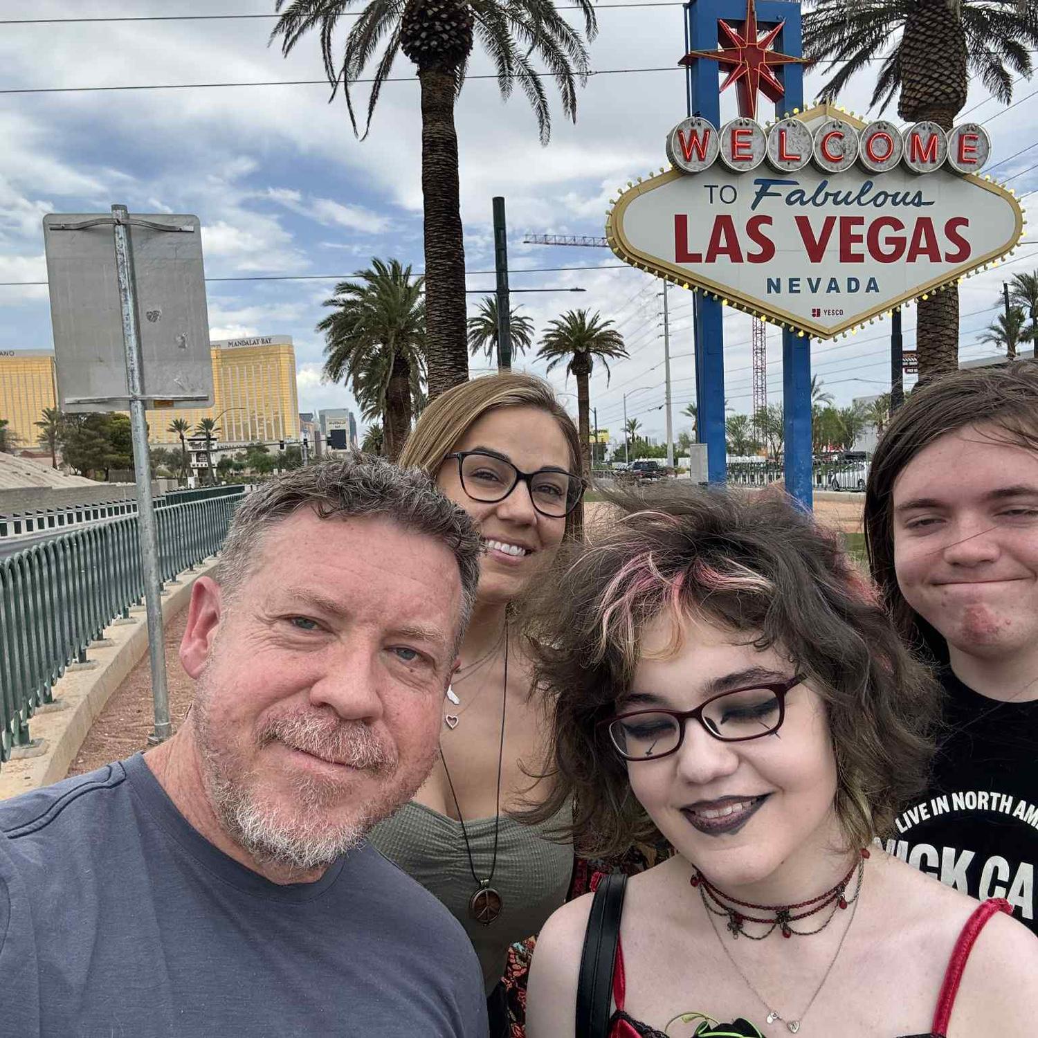 This is the guy who made it all happen, Dawn's brother and Frank's friend. Bart's wife, Melinda and his kids Al & Brett. Bart's funny stories about Frank put stars in Dawn's eyes!