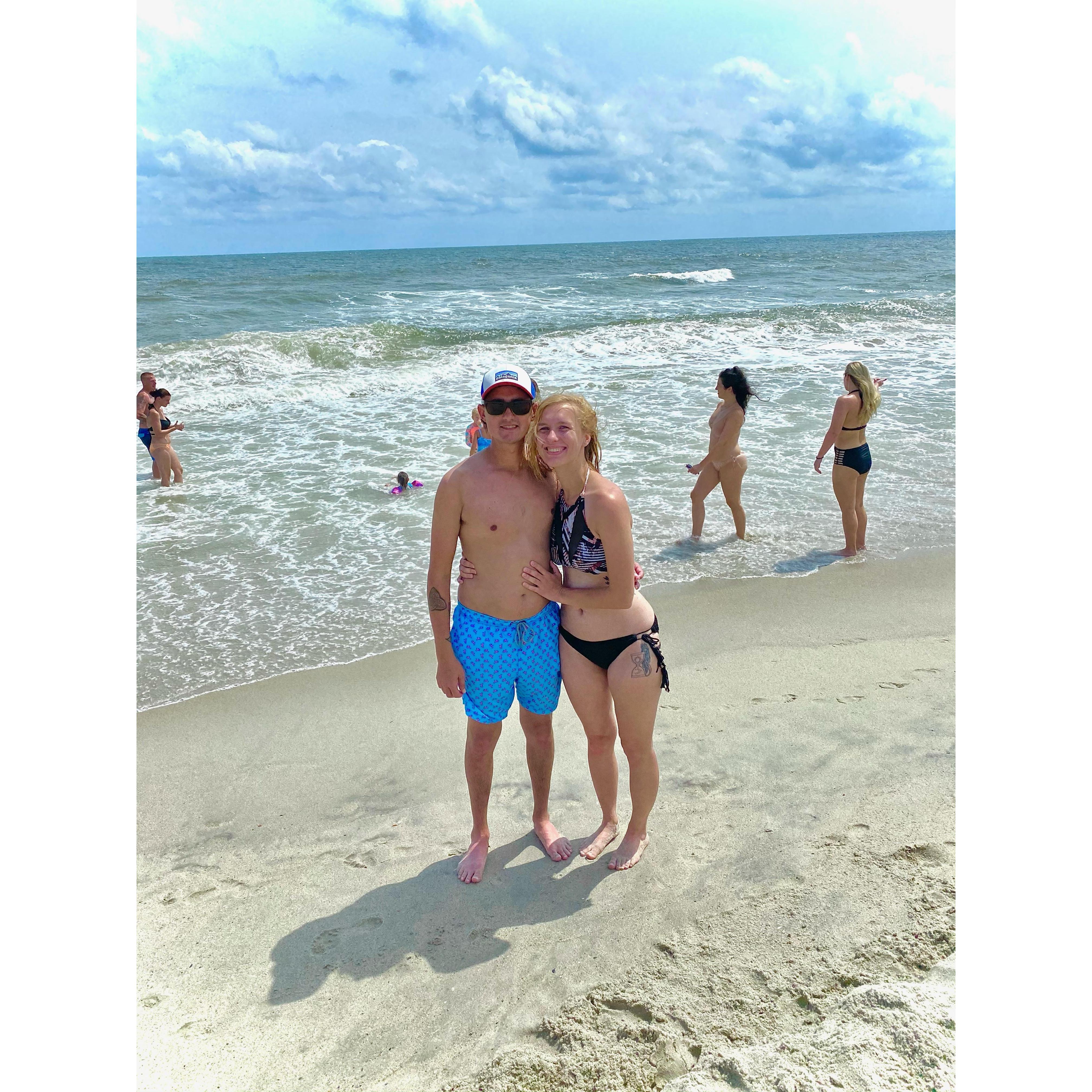 Our first beach trip!