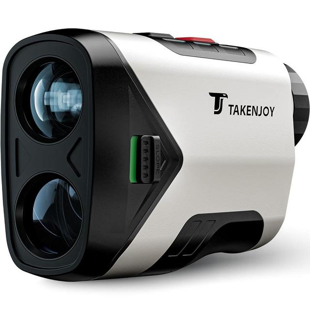 TAKENJOY Golf Rangefinder with Slope, 1200Yards Laser Rrange Finder for Golfing/Hunting, 7X Magnification with Flag Locking Vibration, Rechargeable Range Finder with Magnet