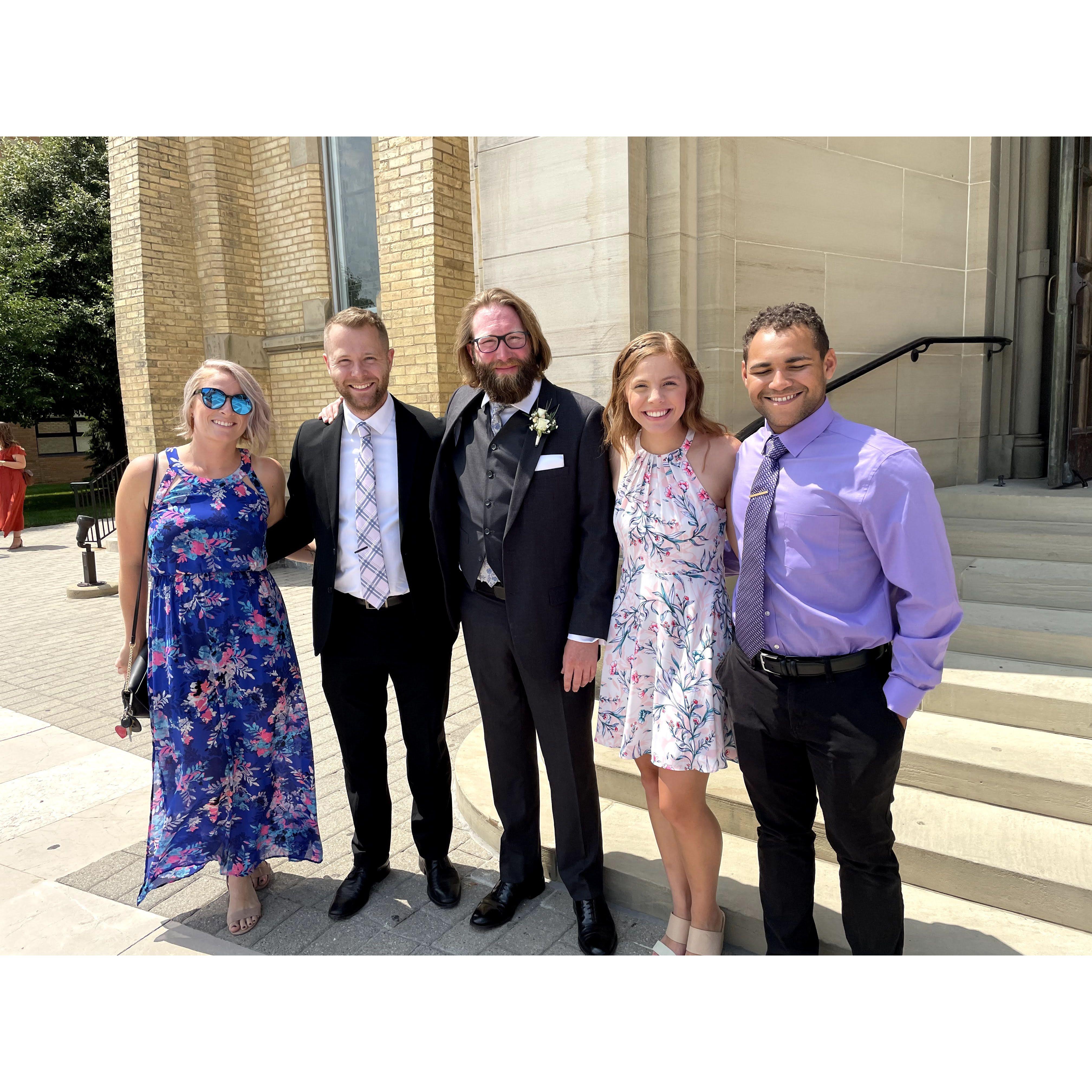Our first wedding we attended together.