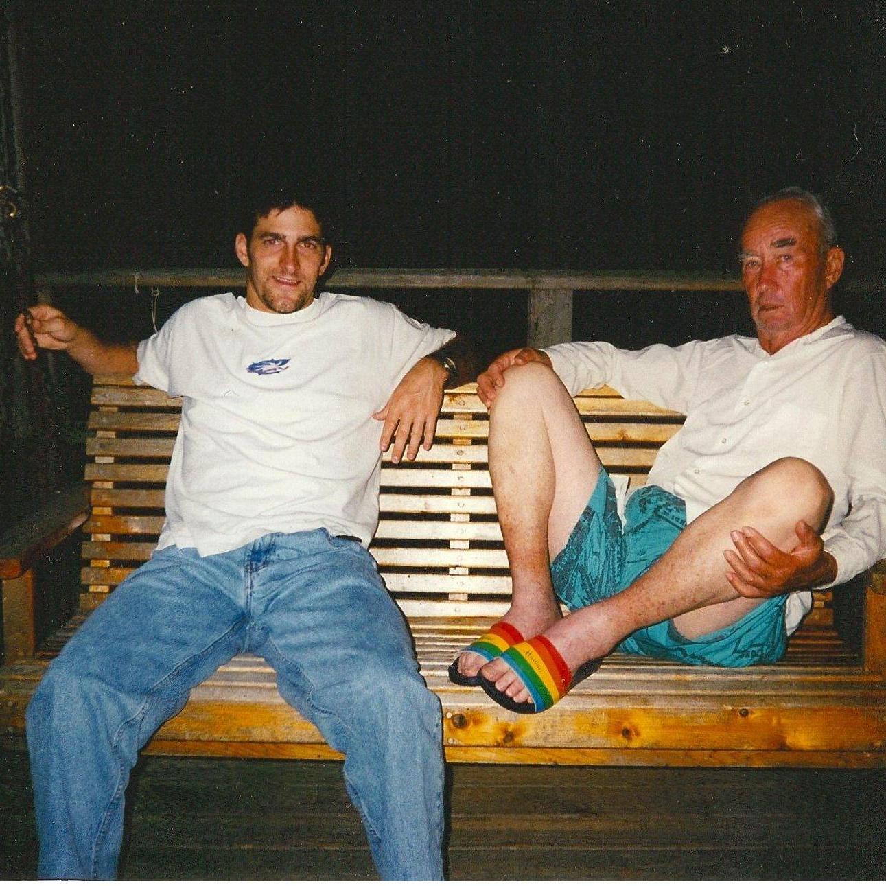 Michael with his Granddaddy