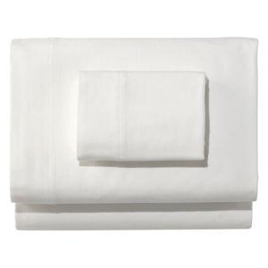 Organic Flannel Queen Size Sheets - White | L.L.Bean