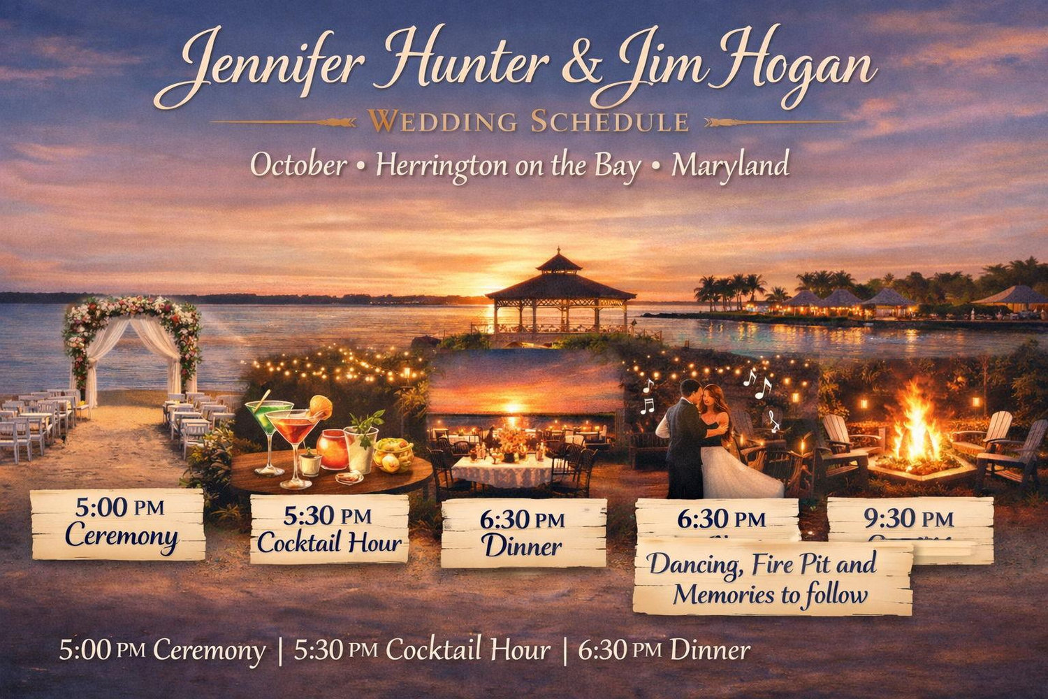 The Wedding Website of Jennifer Hunter and Jim Hogan