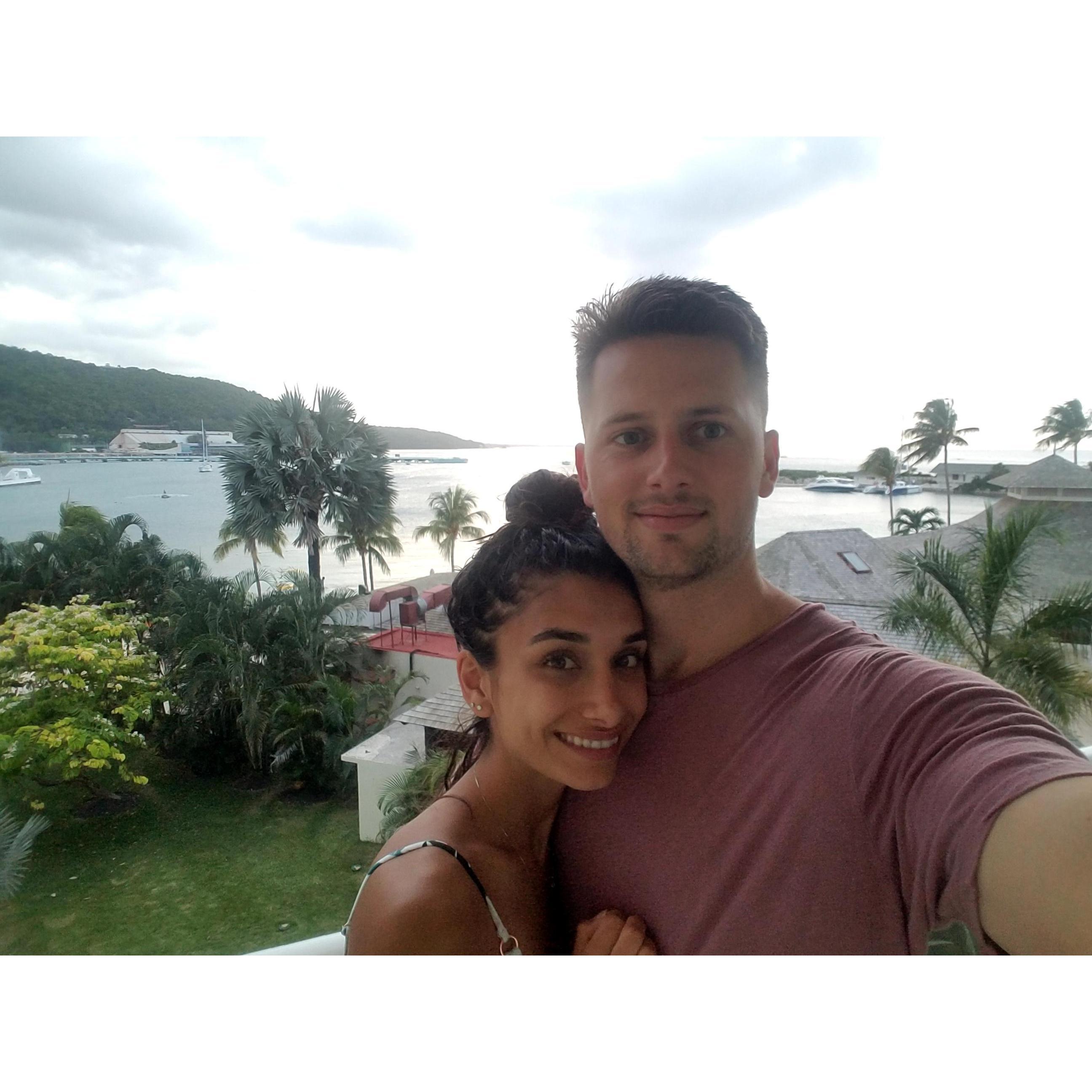 From our hotel room in Jamaica Summer 2017