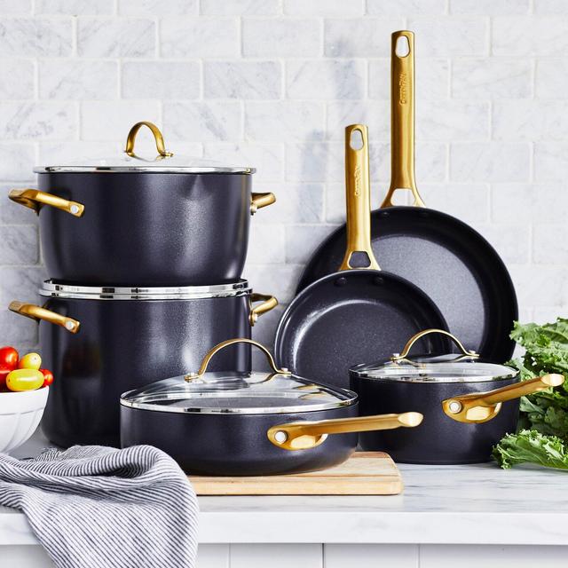 GreenPan Reserve 10 Piece Stainless Steel Non Stick Cookware Set