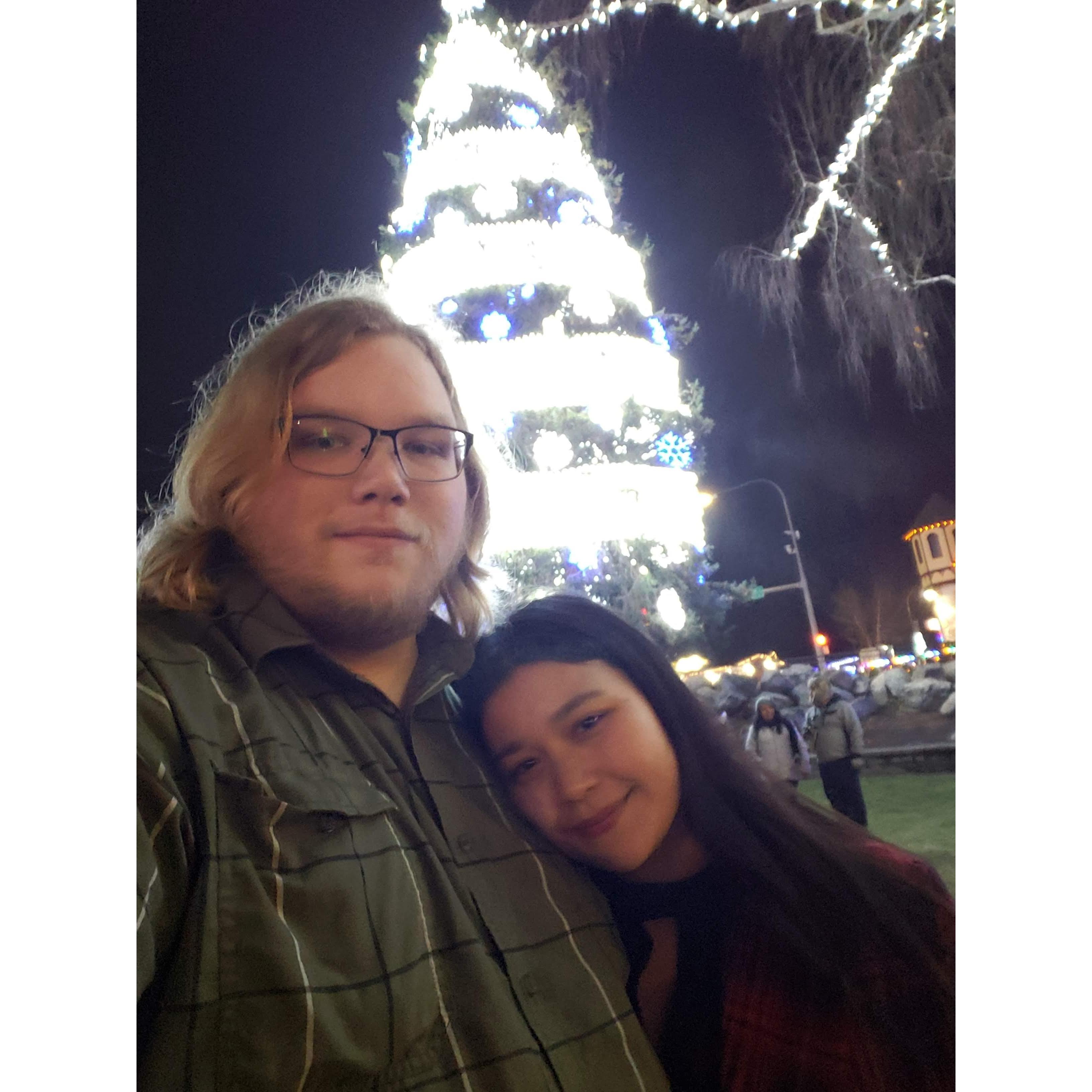 Proposal night in Leavenworth. 🤗