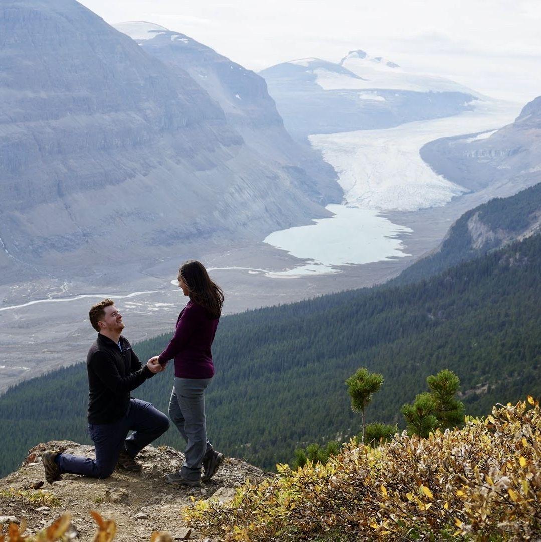 On the Parker Ridge Trail overlooking the Saskatchewan Glacier, Jasper, Canada