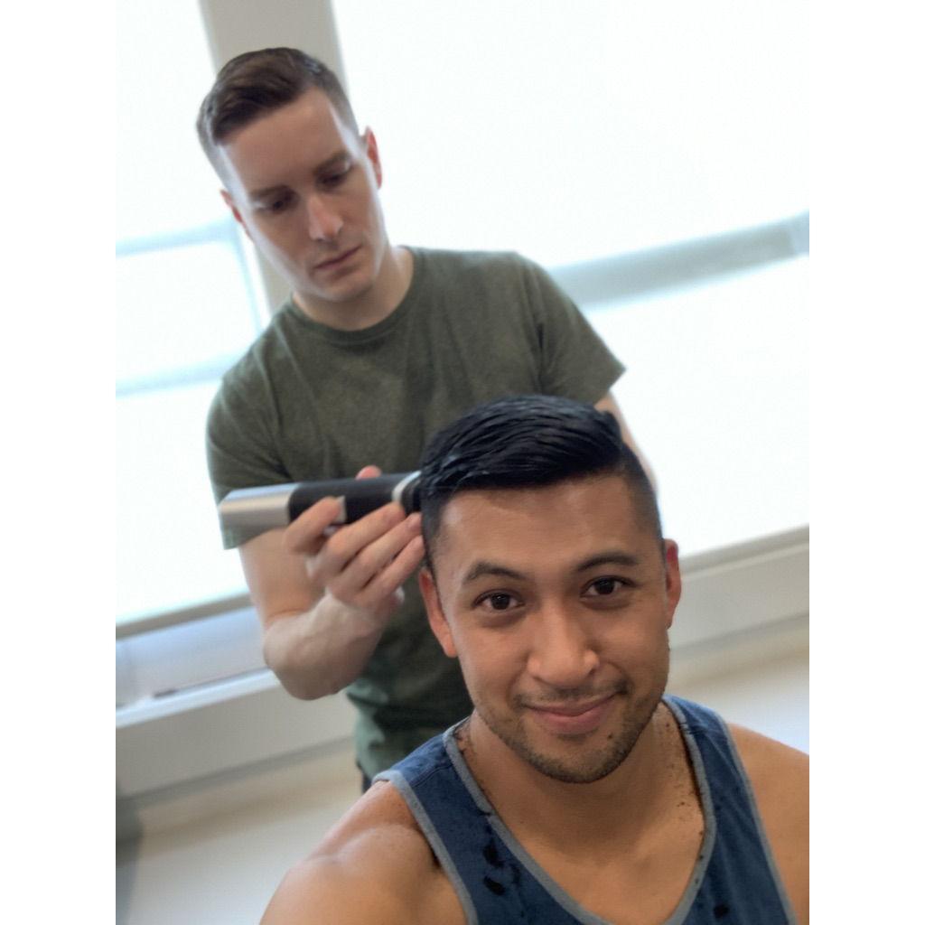 For about 2-3 years, we cut each others' hair.
