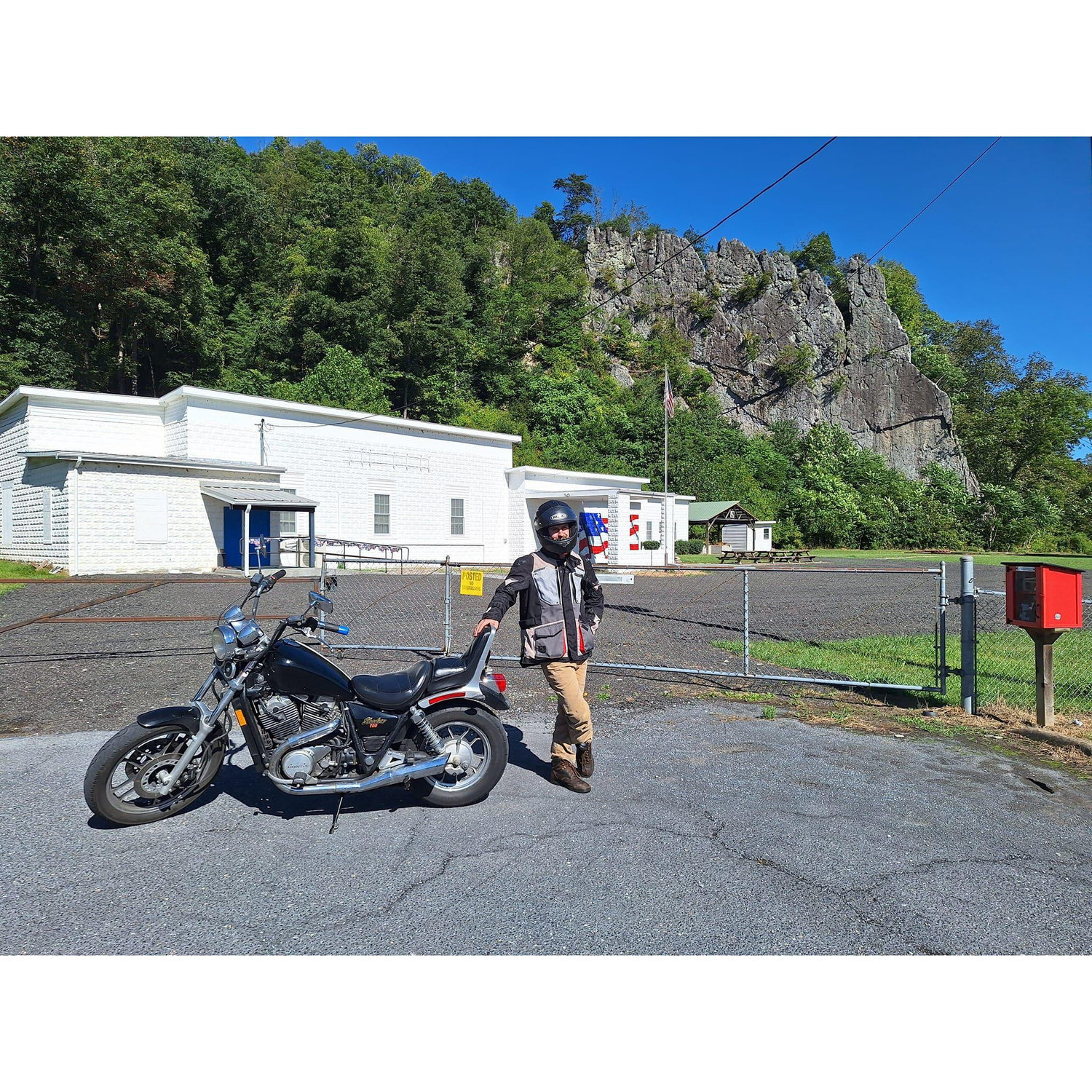 I knew she was "the one" when she agreed to go on a motorcycle ride with me. Near the George Washington National Forest.