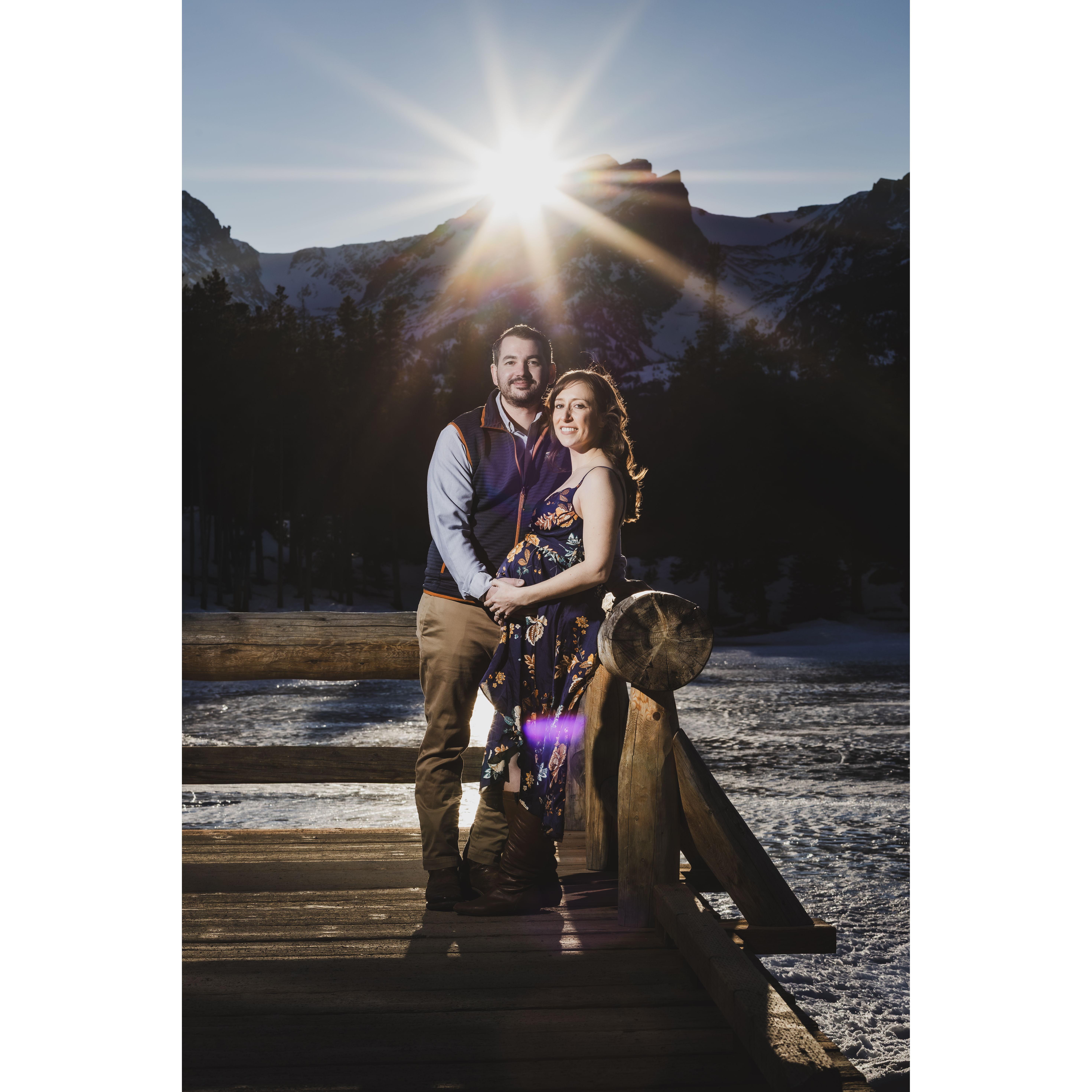 Engagement shoot in Rocky Mountain National Park!