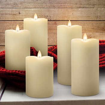 Mirage 5-piece LED Candles The Look of a Real Flame